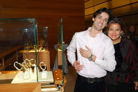 J Olazabal Jeweller's with dancer Ángel Corella at the Kursaal Auditorium [2006/12/14]