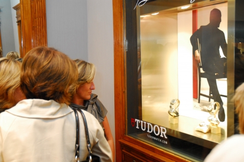 Presentación de Tudor en Joyería Olazabal con motivo del Festival Internacional de Cine de San Sebastián [14/09/2007]