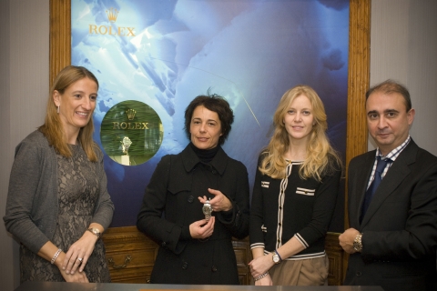 Presentation 50th anniversary of Rolex Submariner Date Watch at Olazabal Jeweller's [2010/11/23]